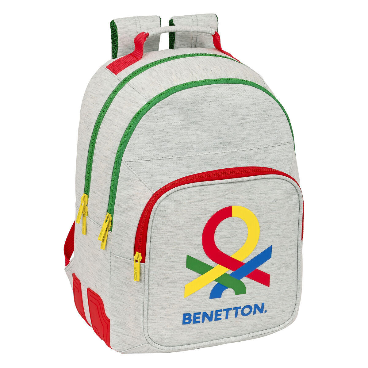 Mochila Escolar Benetton Pop Gris 1/3