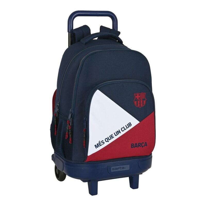 Mochila Escolar con Ruedas Corporativa Azul