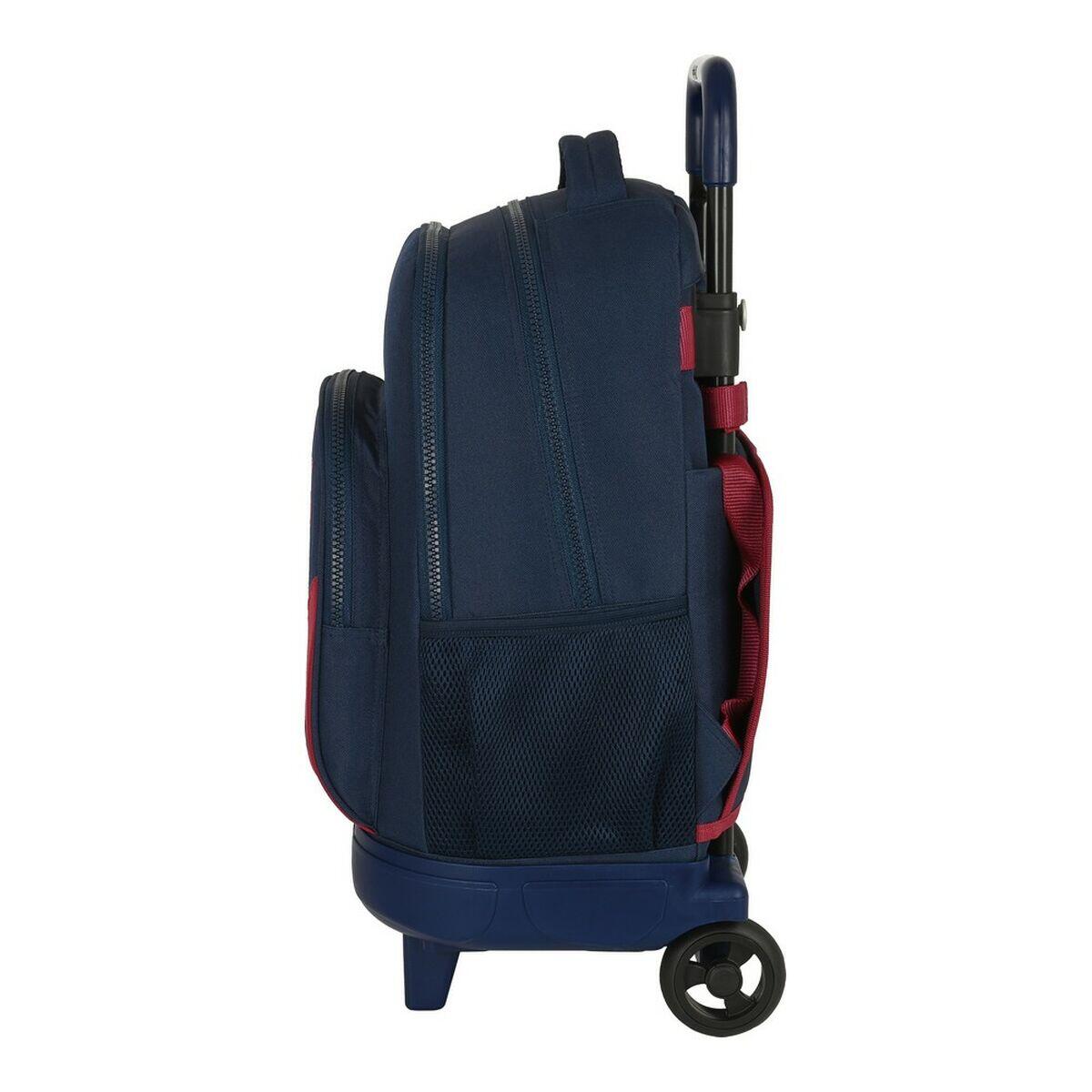 Cartable à roulettes 41cm - 2 compartiments 1 poche - FC Barcelone Cartable à roulettes 41cm - 2 compartiments 1 poche - FC Barcelone