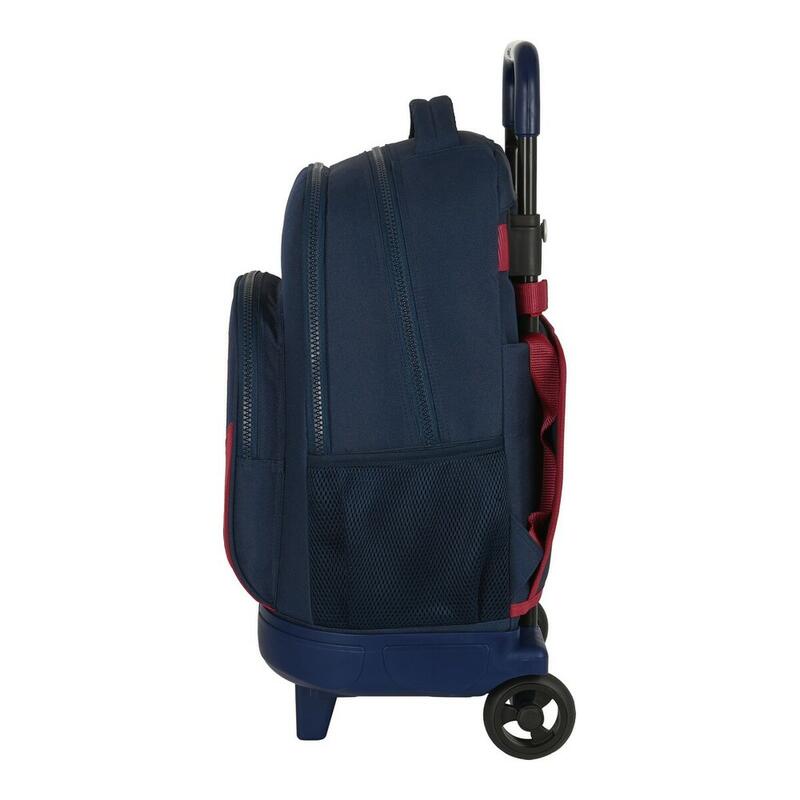 Mochila Escolar con Ruedas Corporativa Azul