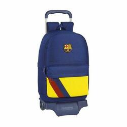 Mochila Escolar con Ruedas Azul