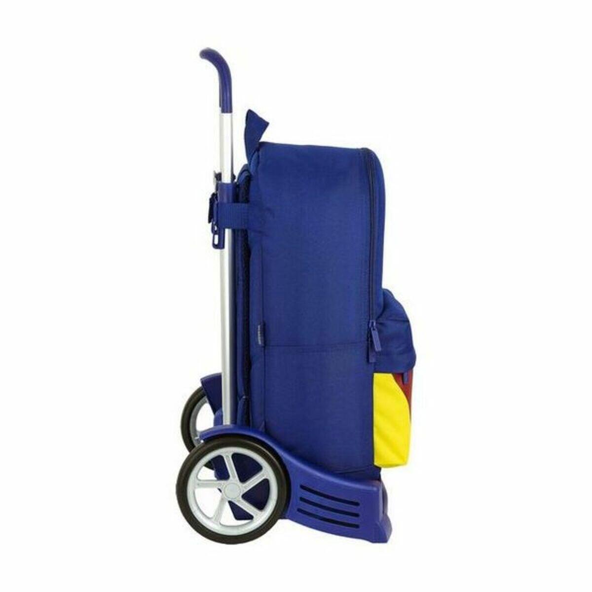 Mochila Escolar con Ruedas F.C. Barcelona Poliéster 4/4