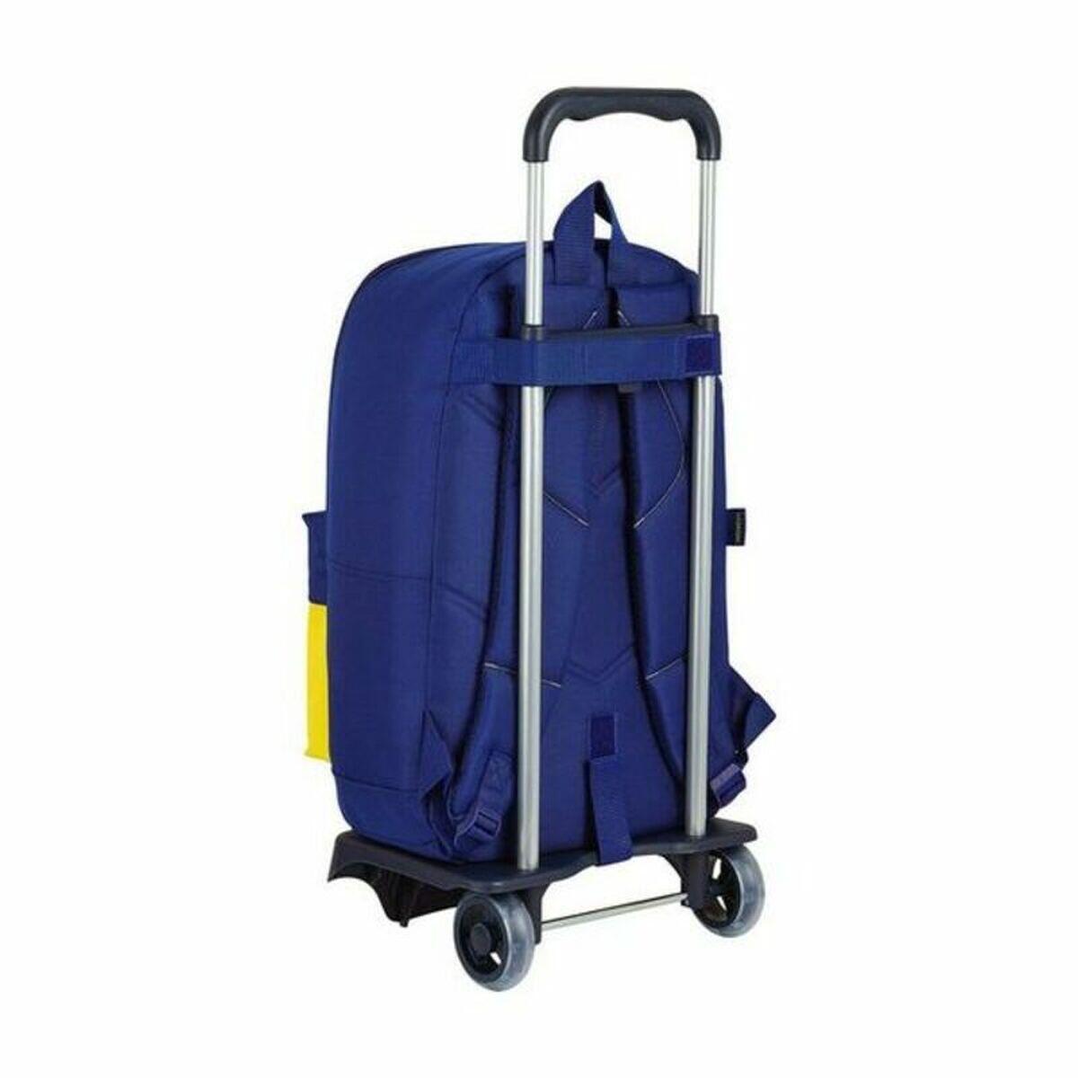 Mochila Escolar con Ruedas F.C. Barcelona Azul 2/4