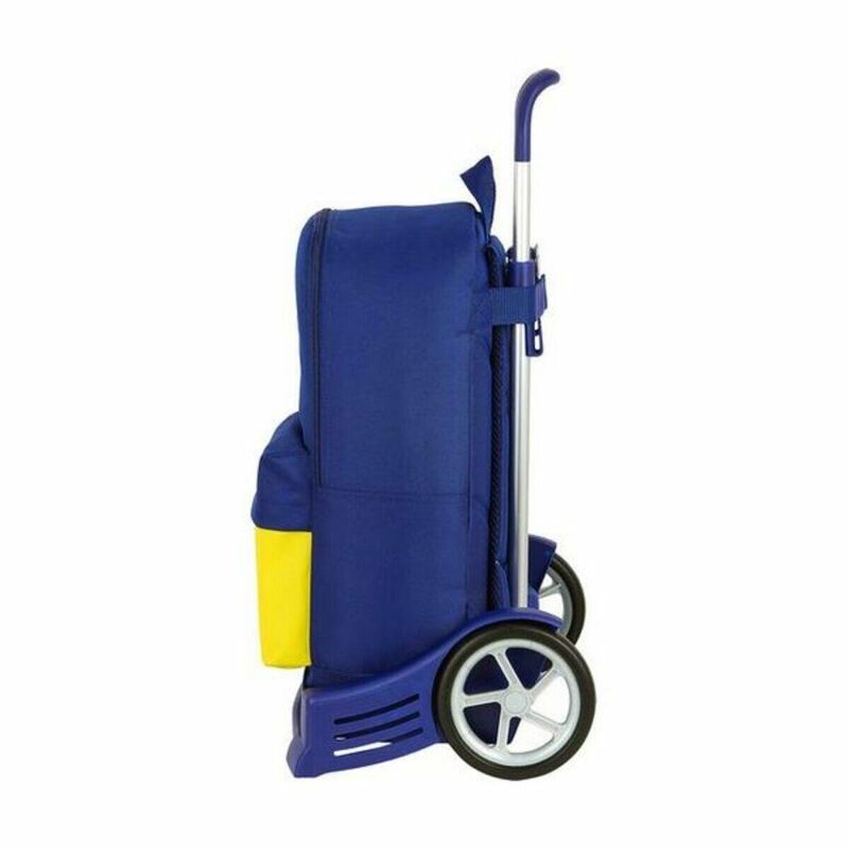 Mochila Escolar con Ruedas F.C. Barcelona Poliéster 3/4
