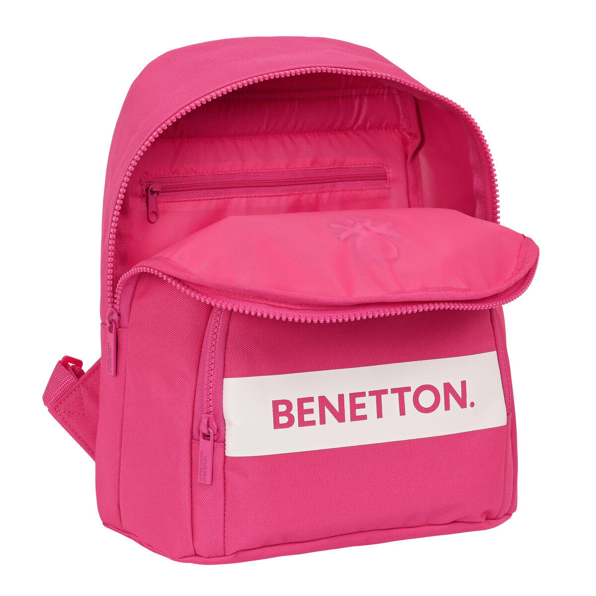 Mochila Casual Benetton Raspberry Fucsia 4/4