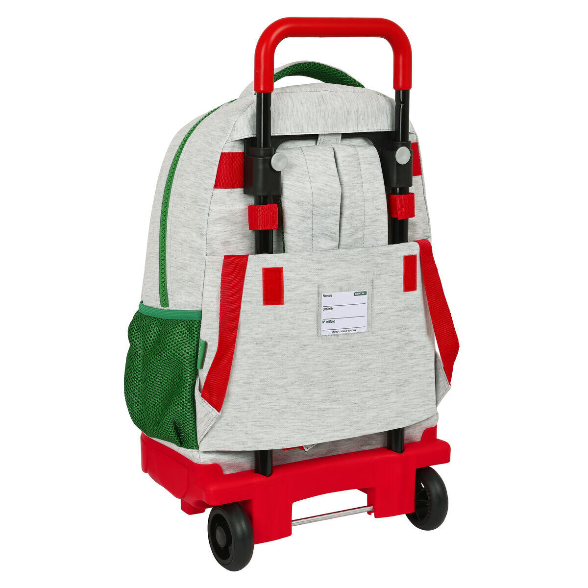 Cartable à roulettes Benetton Pop Gris 2/3
