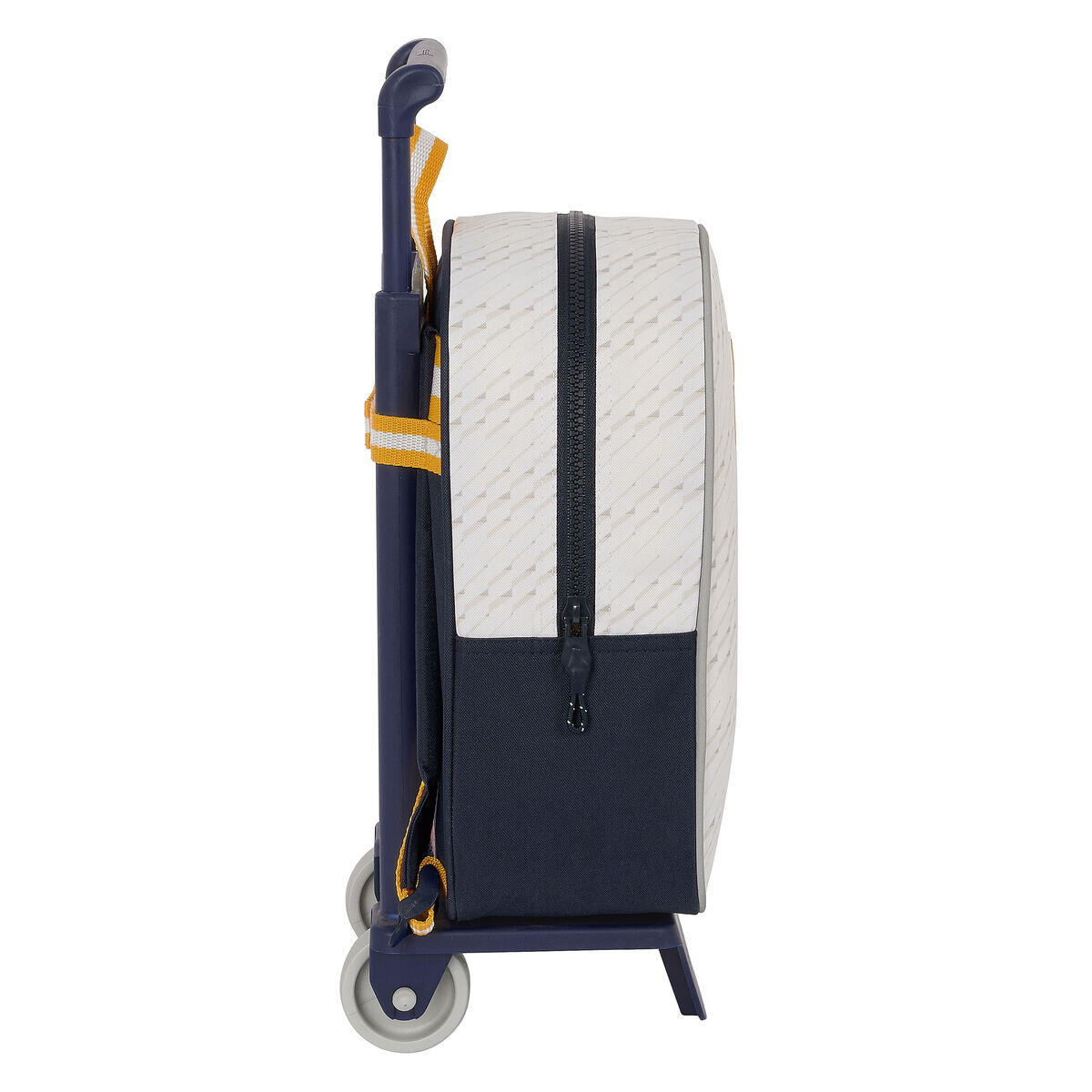 Schulrucksack mit Rädern Weiß 3/3