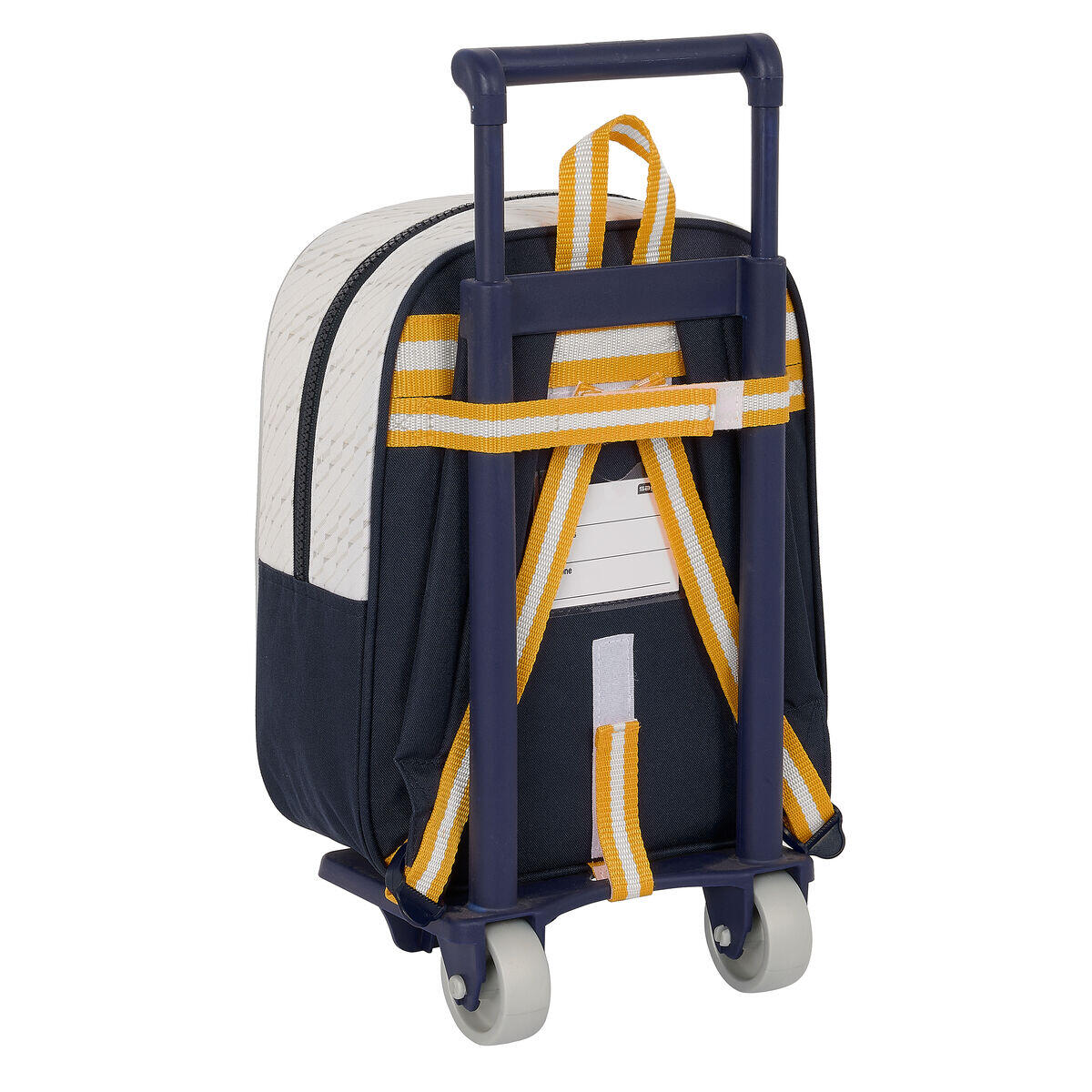Schulrucksack mit Rädern Weiß 2/3