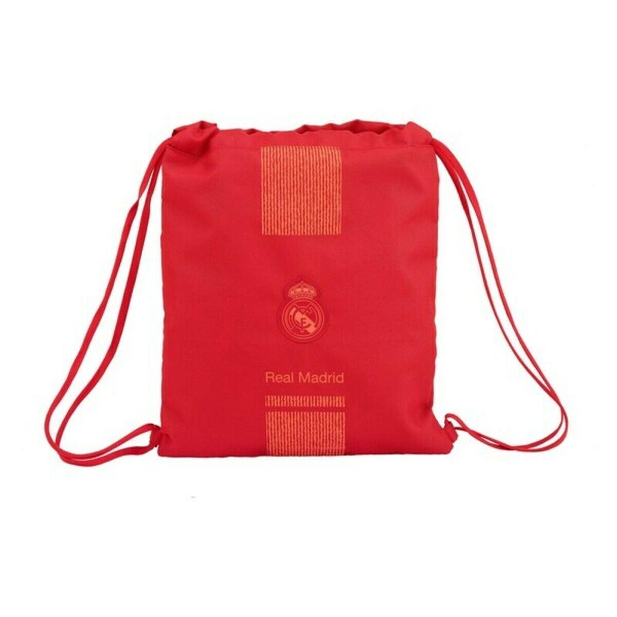 Saco mochila com cordas real madrid c.f. Red vermelho