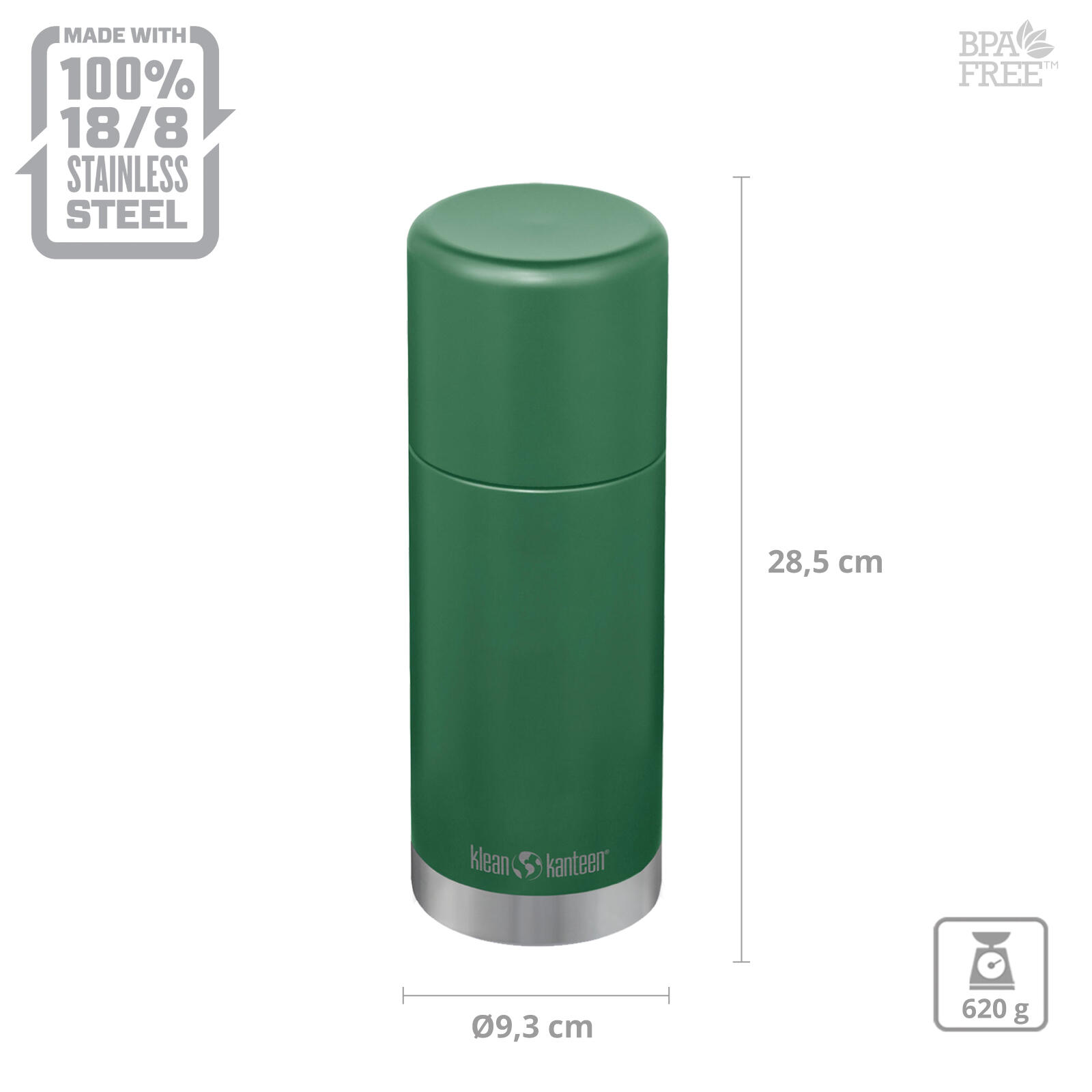 Klean Kanteen TK-Pro Insulated Flask 25oz (750ml) - Fairway 2/5