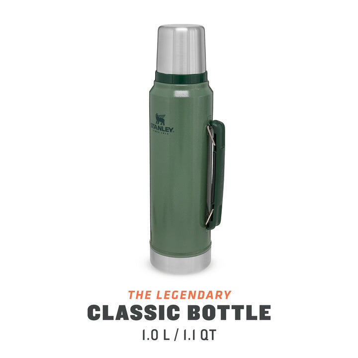 Isolierflasche 1L 'Classic' - Thermoskanne Kaffee Doppelwandig - Wandern Fahrrad