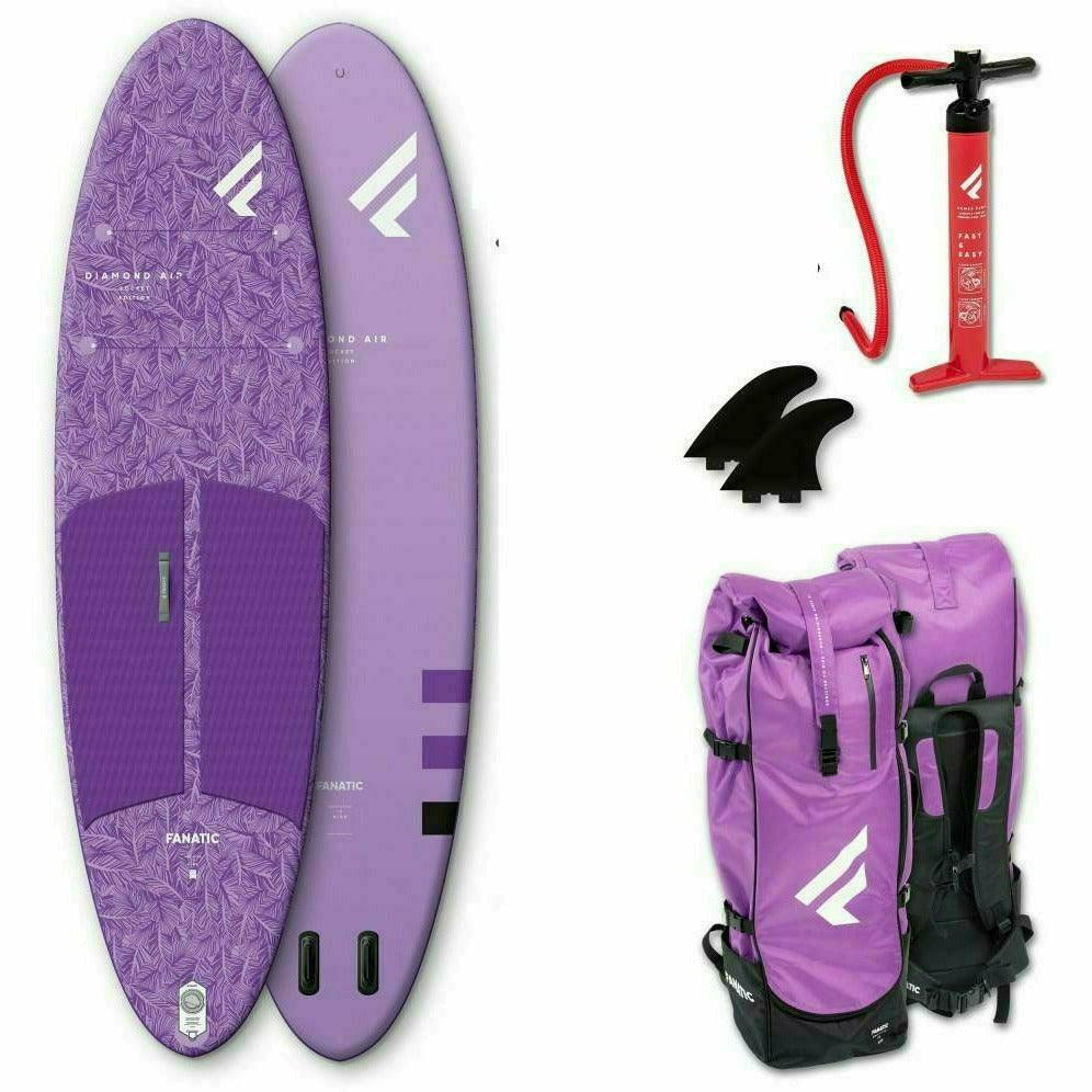 Fanatic - Paddle Gonflable Fanatic Diamond Air 10.4 Pocket 2022 - Planche De Stand Up Paddle - Violet - Decathlon