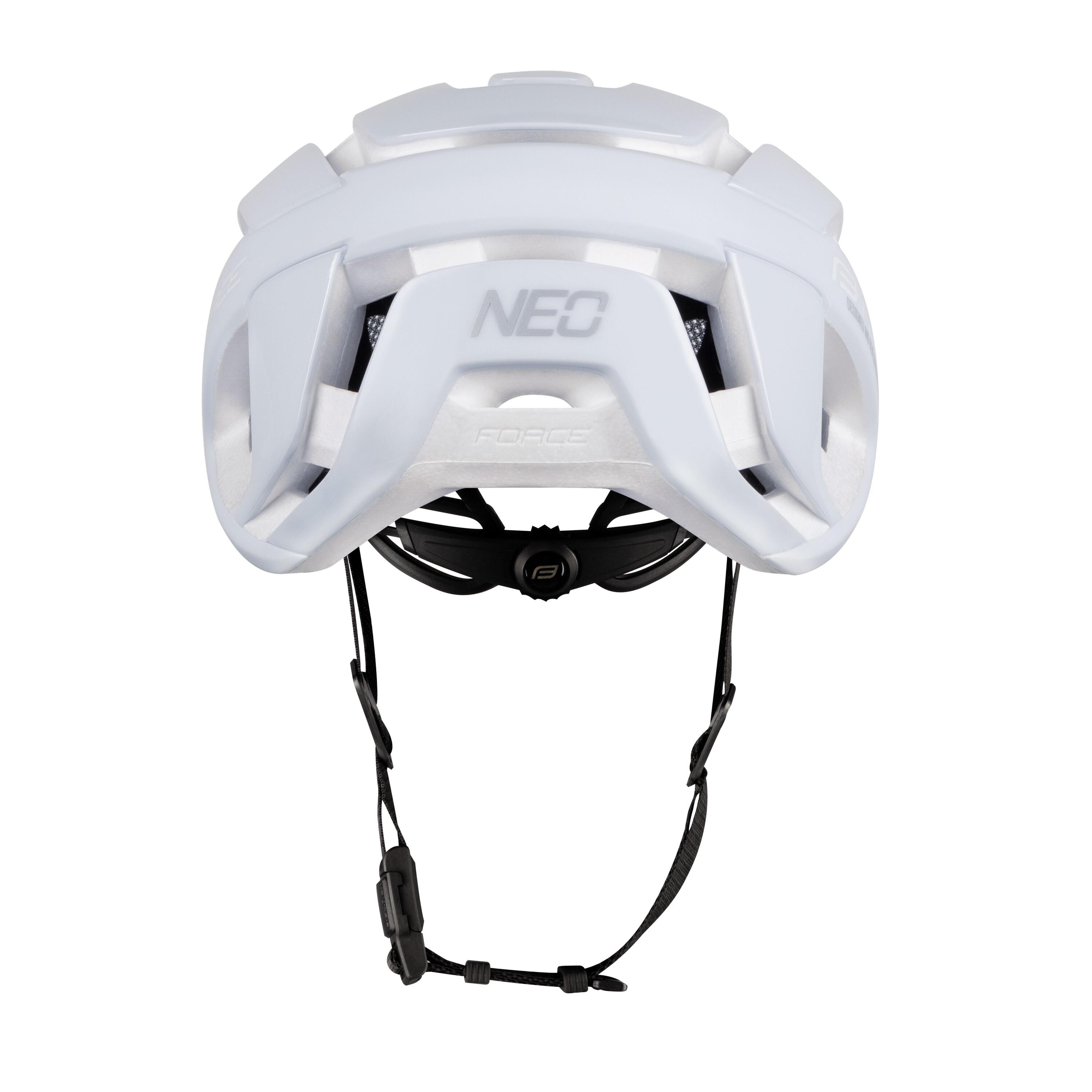 Casco ciclismo FORCE NEO blanco 4/7