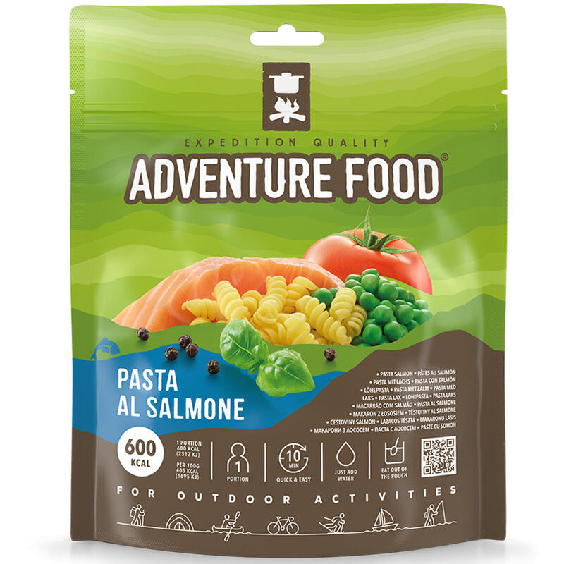 Nourriture de trekking Pasta al Salmone Outdoor Repas Ration d'urgence MRE