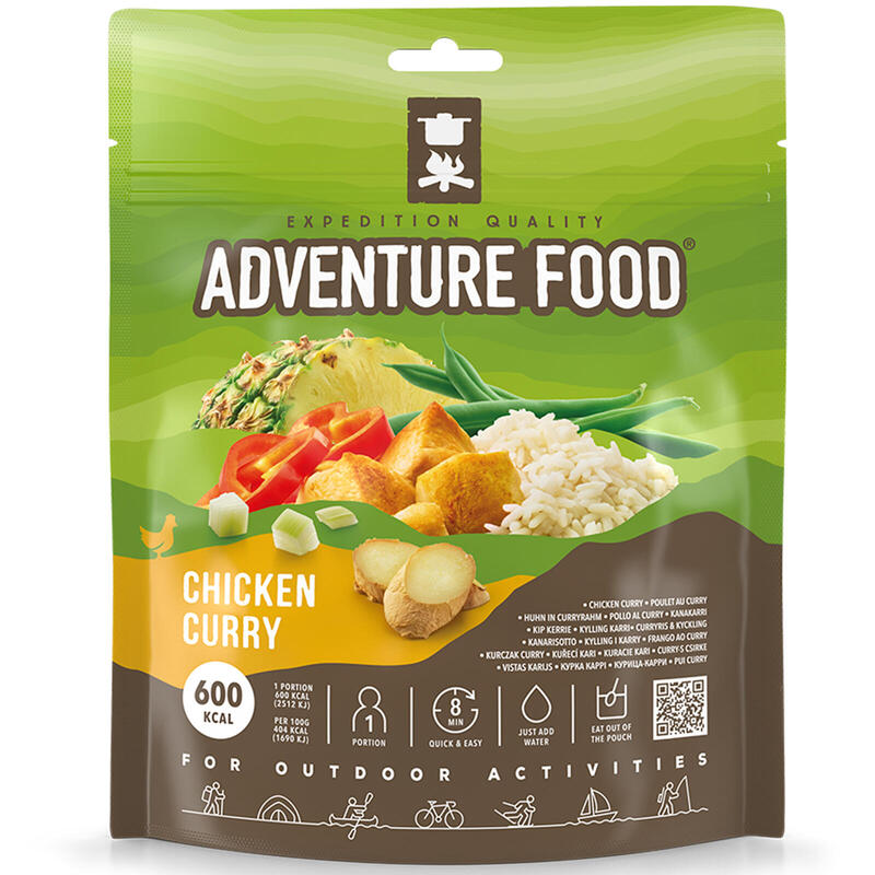 Nourriture pour le trekking Chicken Curry Outdoor Repas d'urgence MRE