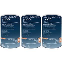 3 x œufs brouillés Nourriture pour le trekking Repas en plein air végétariens