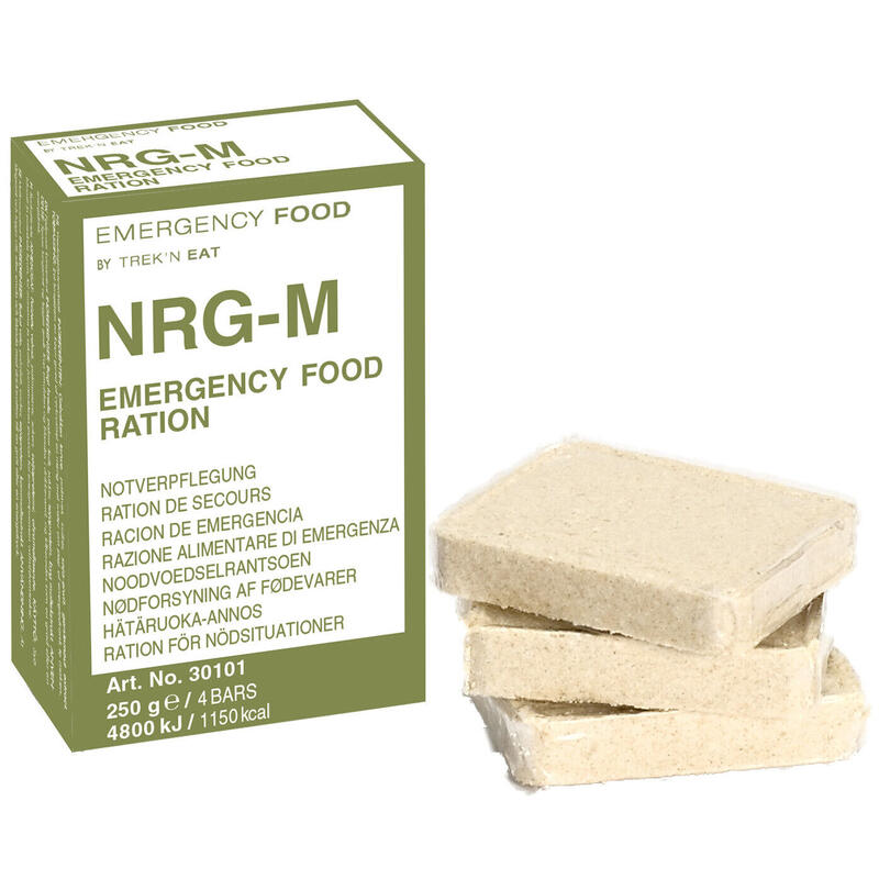 10 x NRG-5 M Trekkingnahrung Not Ration Outdoor Mahlzeit Outdoornahrung Vegan