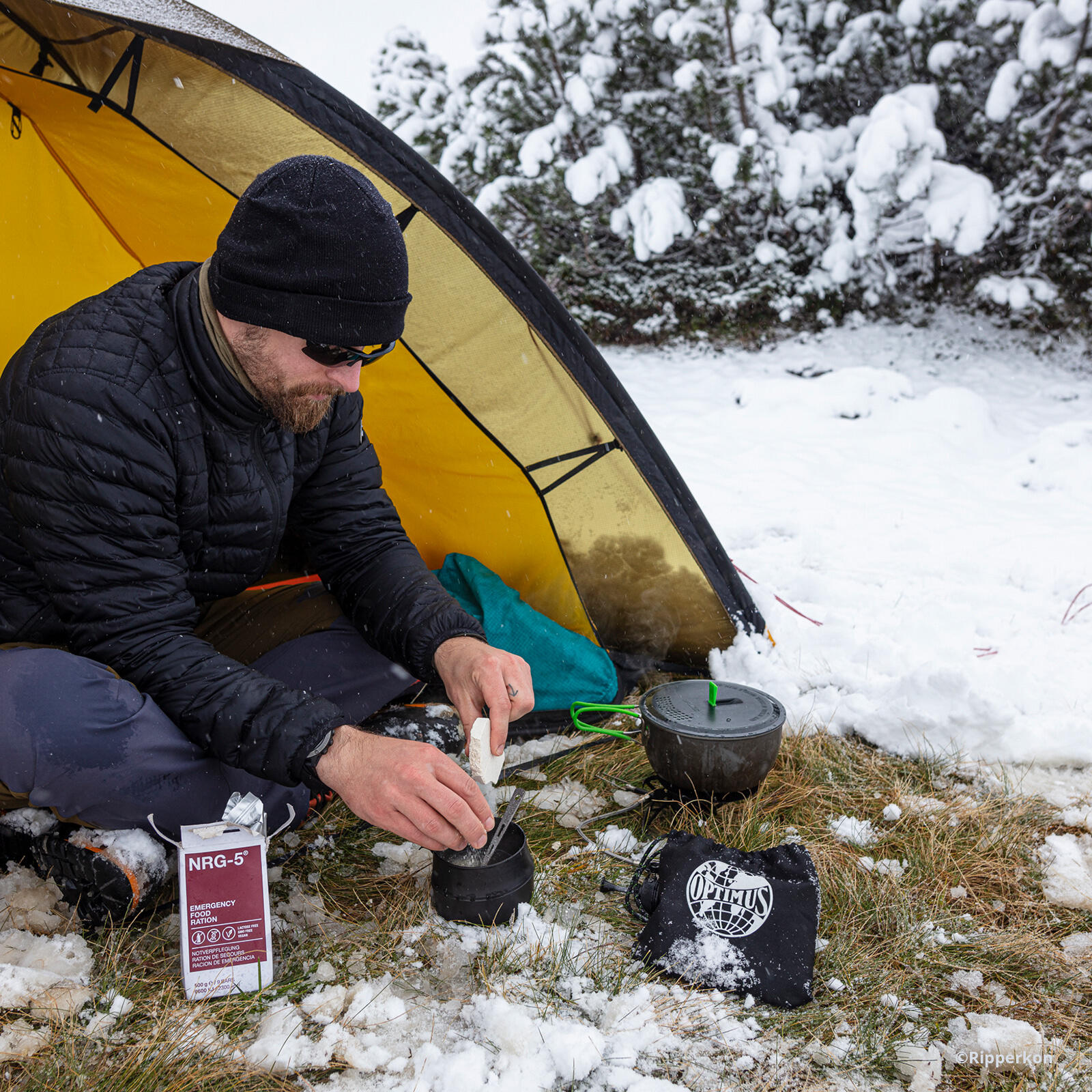 NRG-5 Nourriture pour le trekking Ration repas en plein air sans lactose Vegan 5/5