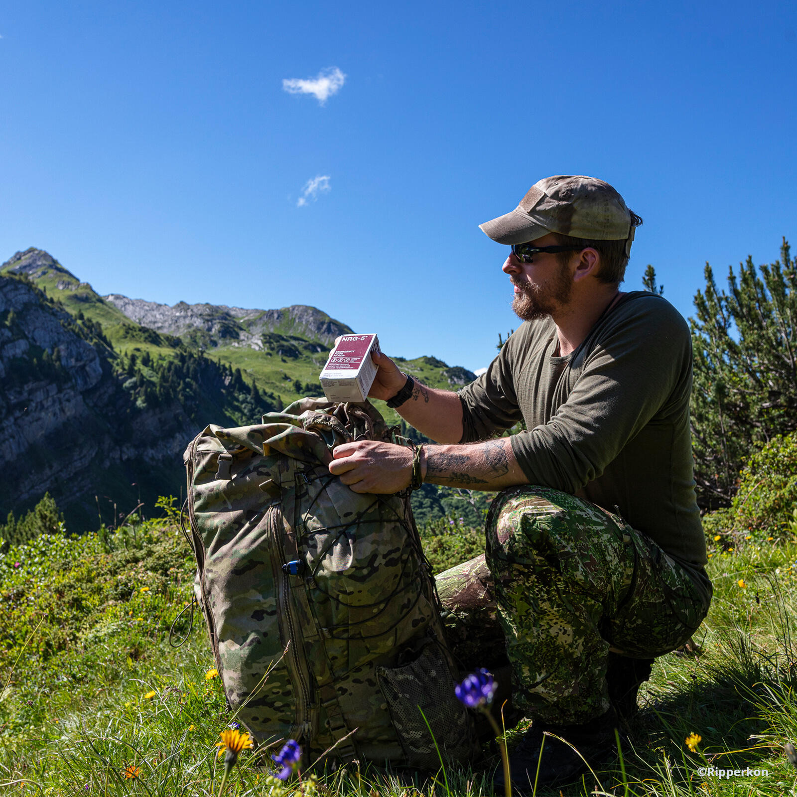 10 x NRG-5 Trekking Cibo di emergenza Razione outdoor senza lattosio Vegano 4/5