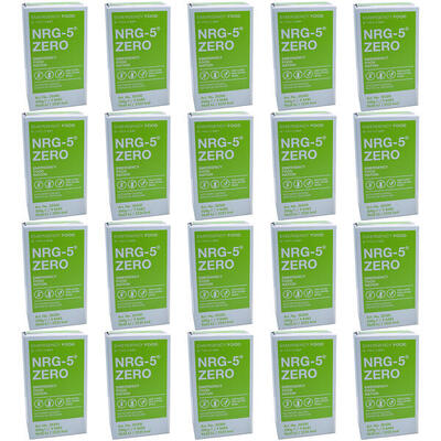 20x nrg-5 zero trekking noodrantsoen outdoor voeding glutenvrij veganistisch