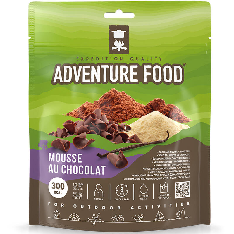 Trekkingnahrung Mousse au Chocolat Outdoornahrung Outdoor Mahlzeit Notration MRE