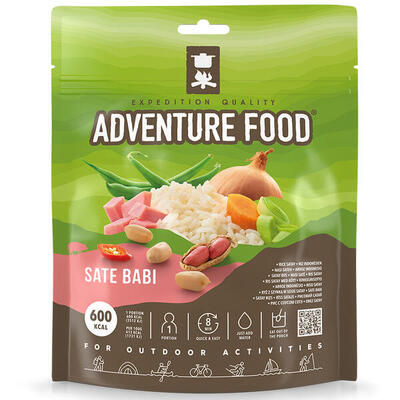 Trekkingnahrung Sate Babi Outdoornahrung Reis Outdoor Mahlzeit Notration MRE