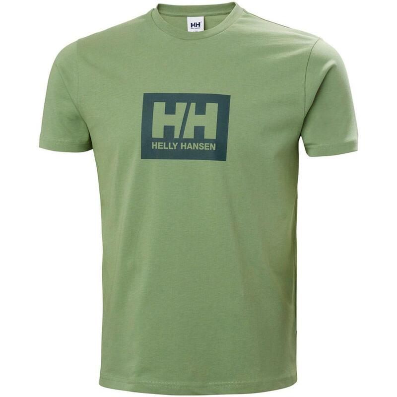 Heren-T-Shirt met Korte Mouwen Helly Hansen 53285 406 Groen