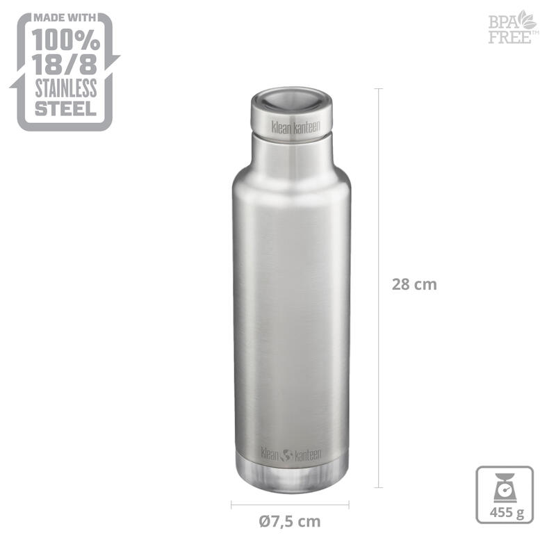 Bidon isolant 750 ml Classic Bouteille isolante Thermo à vide