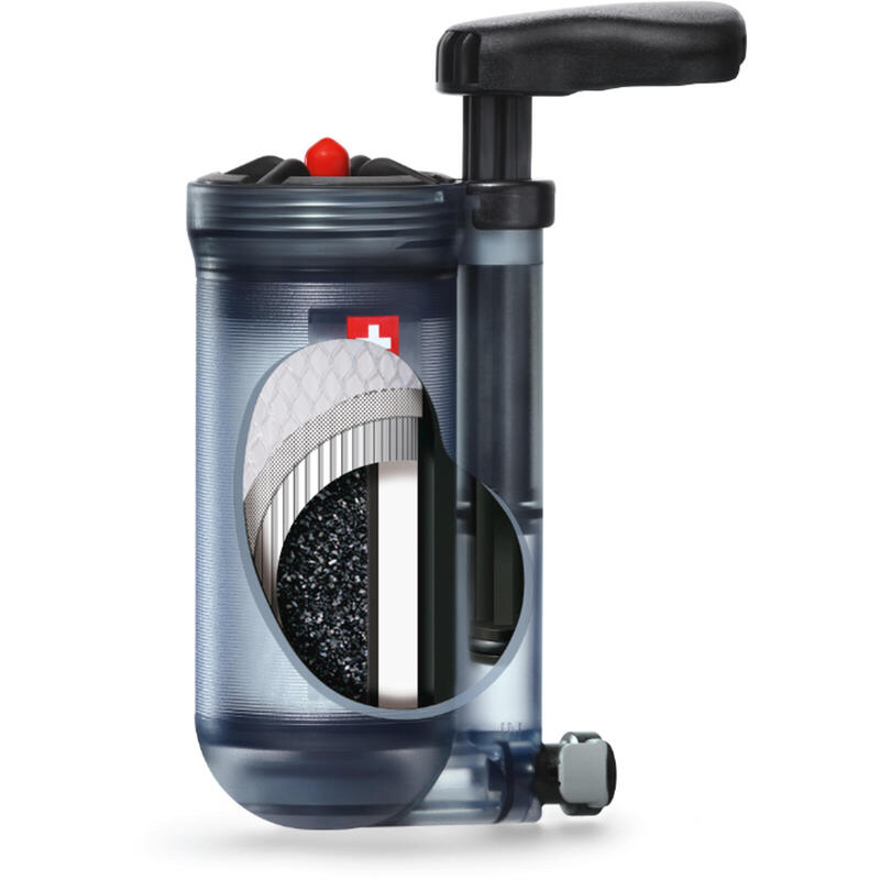 Waterfilter Hiker drinkwater pomp filter water keramische actieve koolstof