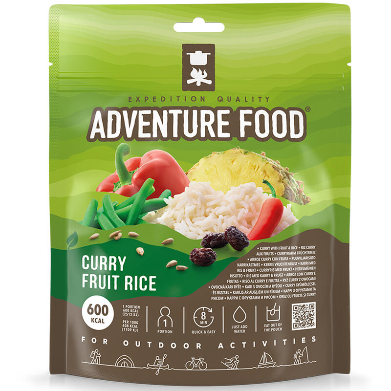 Trekkingnahrung Curry Reis Outdoor Mahlzeit Outdoornahrung Notration Vegetarisch