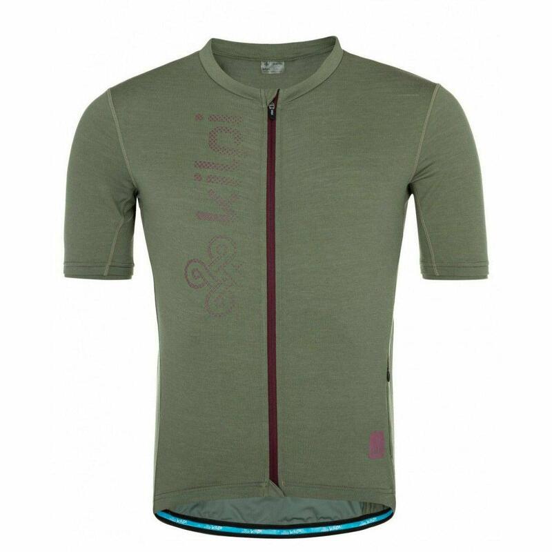 Maillot cycliste homme en laine mérinos Kilpi PETRANA-M