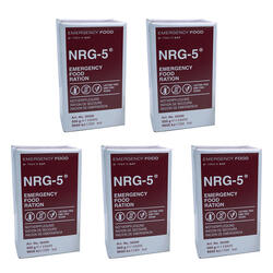 5 x NRG-5 Nourriture de trekking Not Ration plein air Sans lactose Vegan