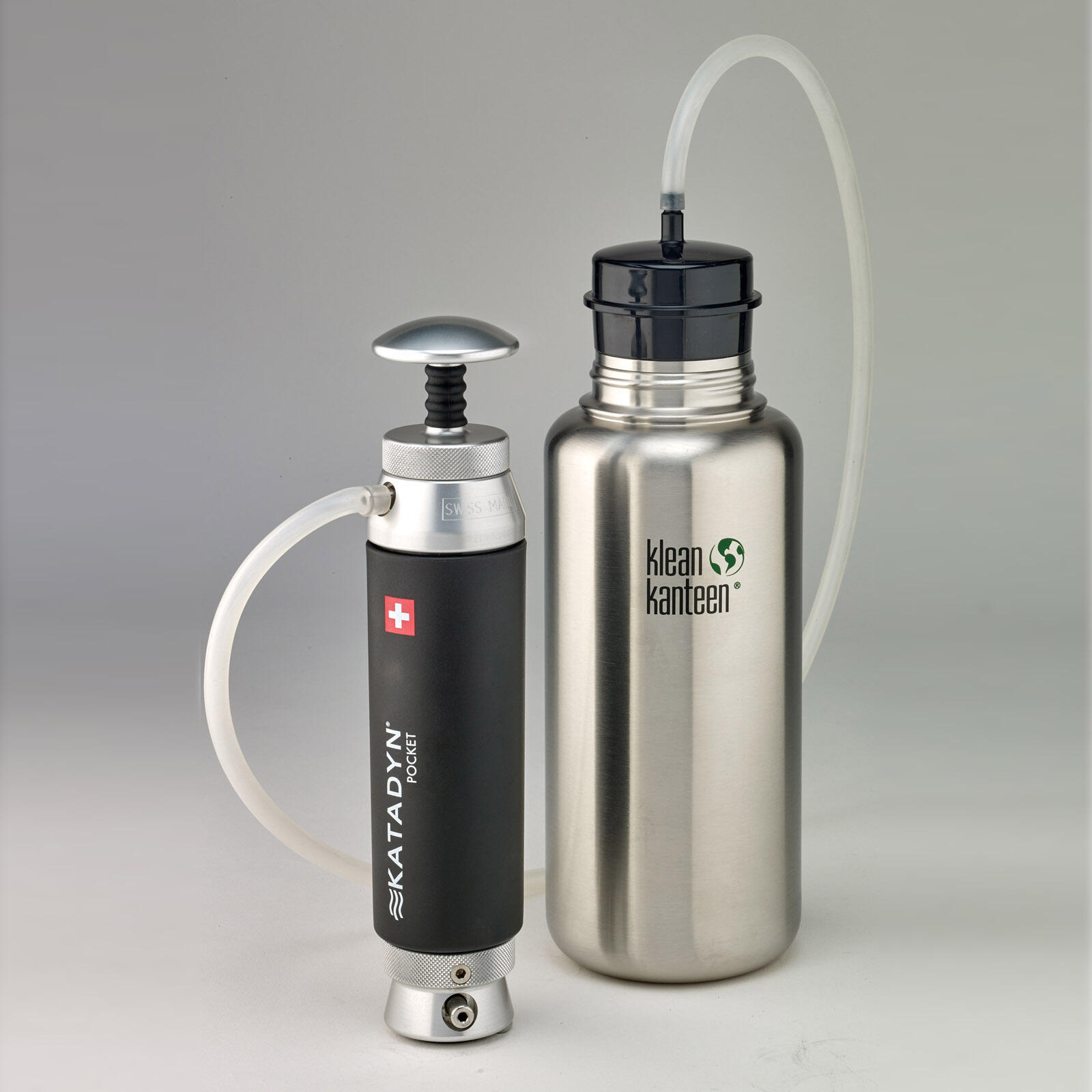 Filtre à eau Pocket céramique argent potable pompe stérilisateur 2/5