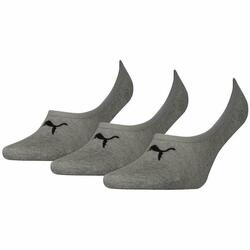 Chaussettes Puma Footie 3 Pack, Noir, Unisexe