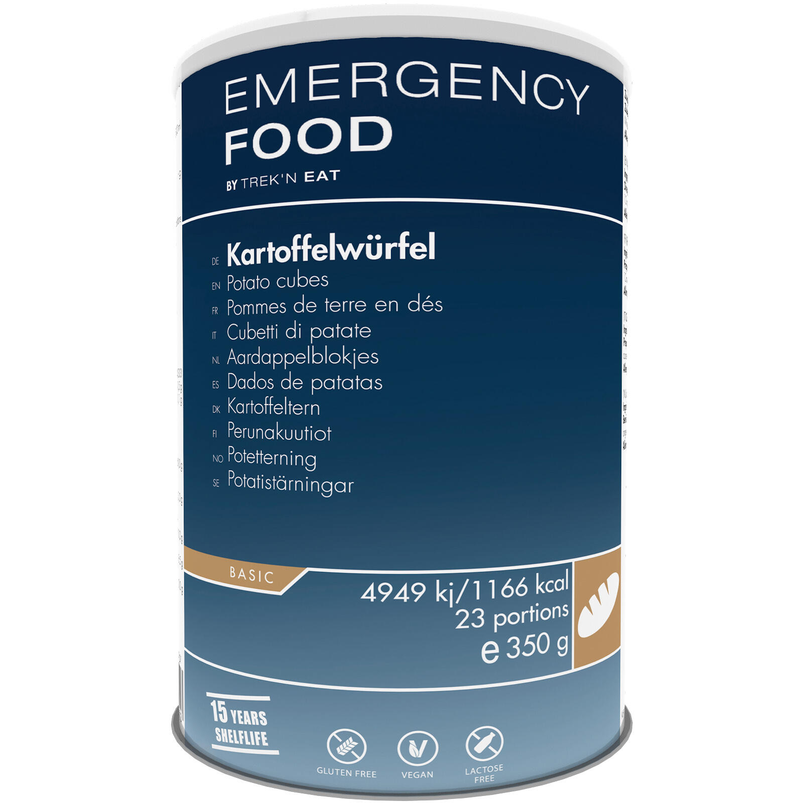 EMERGENCY FOOD Cubetti di patate Cibo da trekking Razione di emergenza Pasto outdoor Vegano