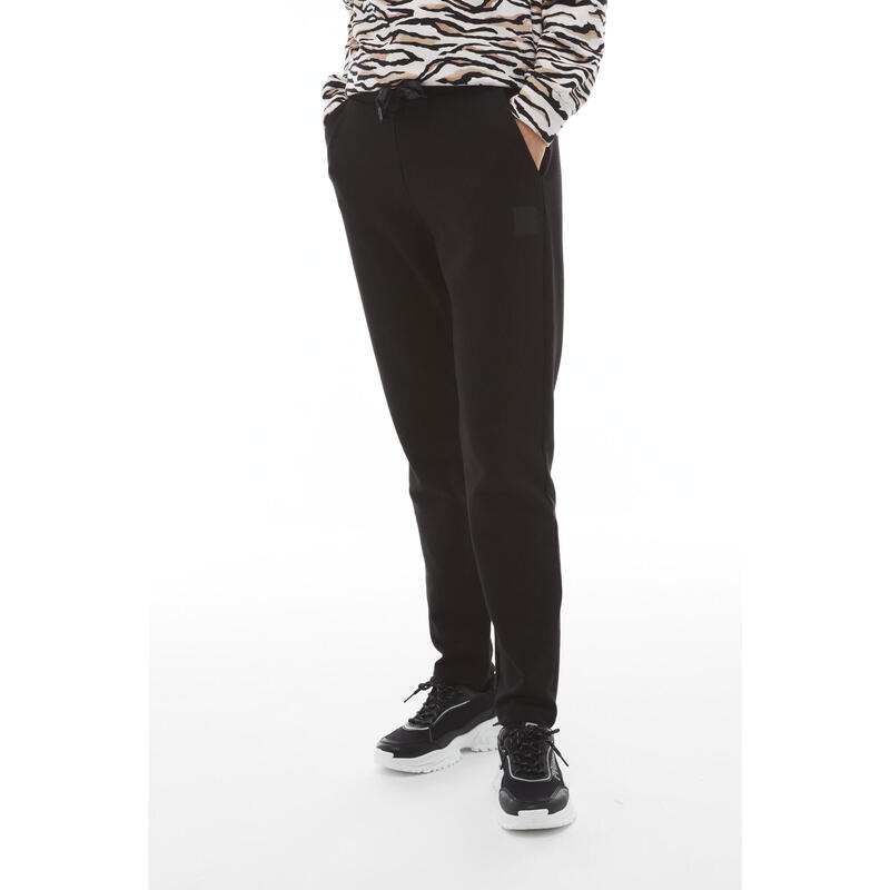 Pantaloni vestibilità slim in jersey punto milano