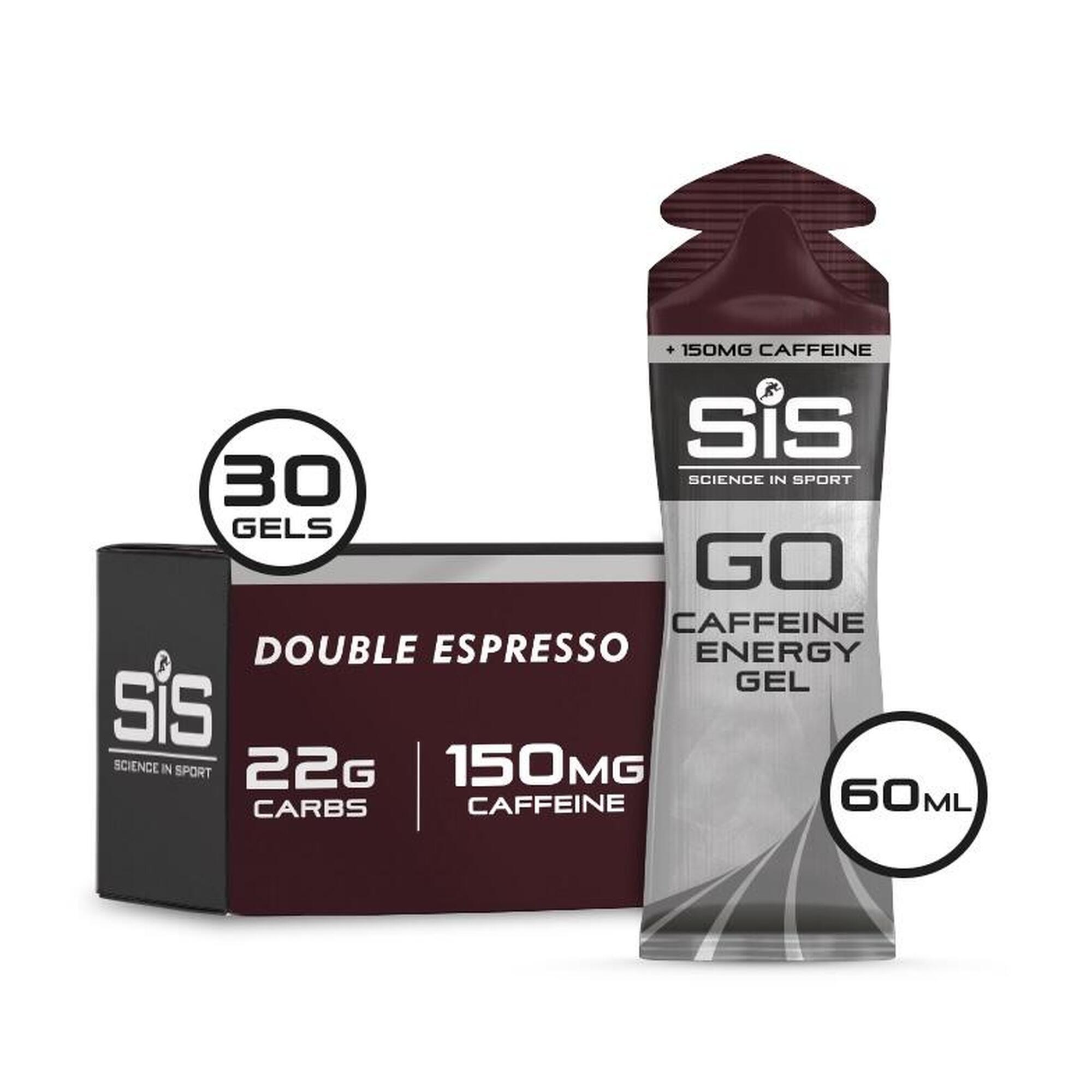 Science in Sport Go Isotonic Energy Gel 30 PACK - Double Espresso + Caffeine