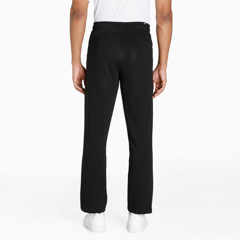 Pantaloni con logo Essentials uomo PUMA Black Cat