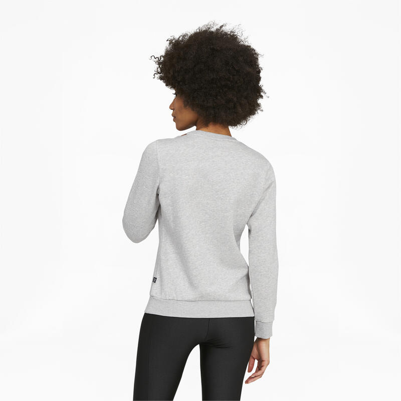 Sweat à col rond et logo Essentials Femme PUMA Light Gray Heather