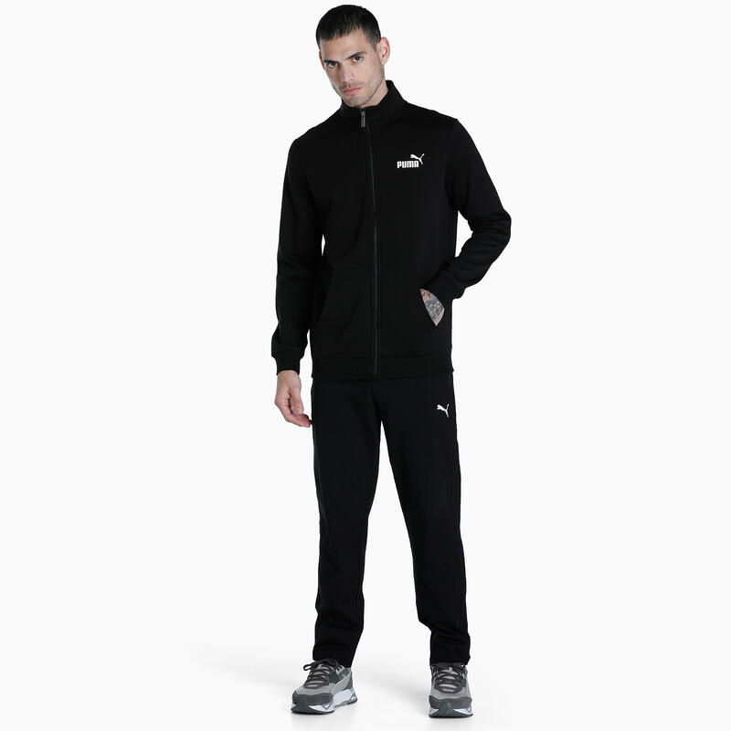 Dzseki Puma Essentials Track Fleece Full Zip, Fekete, Férfiak