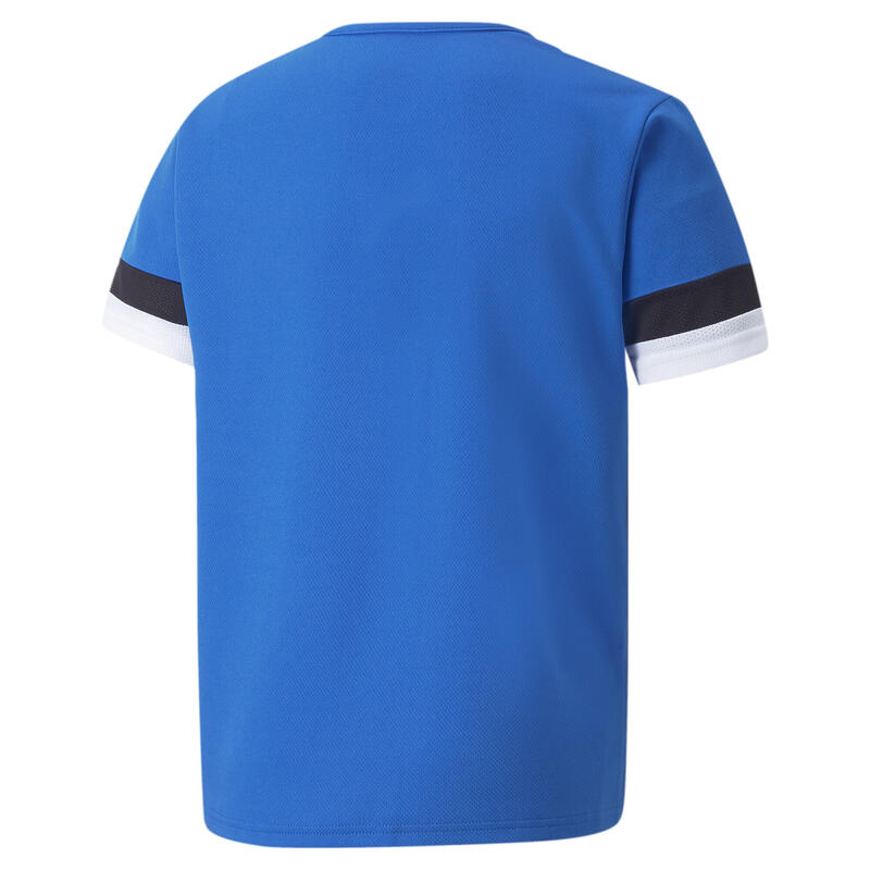 teamRISE voetbalshirt voor jongeren PUMA Electric Blue Lemonade Black White