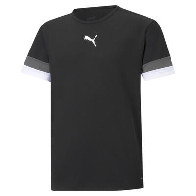 Maglia da calcio teamRISE Youth PUMA Electric Blue Lemonade Black White