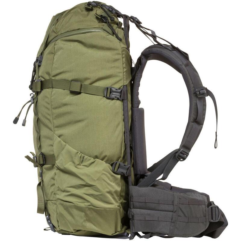 Terraframe 3 zip Backpack 50L - Green