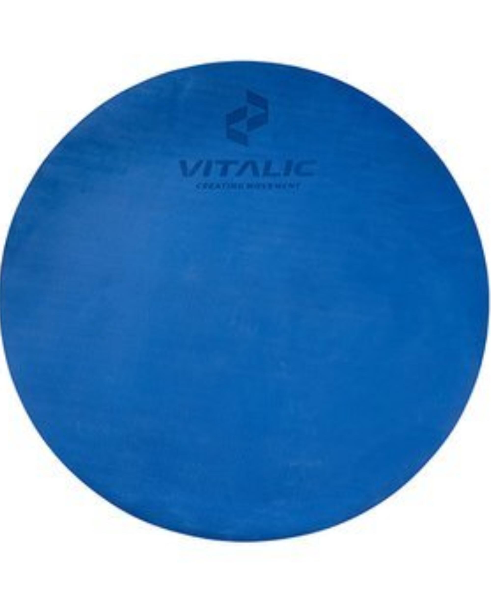 VITALIC Tappetino Yoga Rotondo Antiscivolo (6mm) - Tappetino per Sport e Fitness