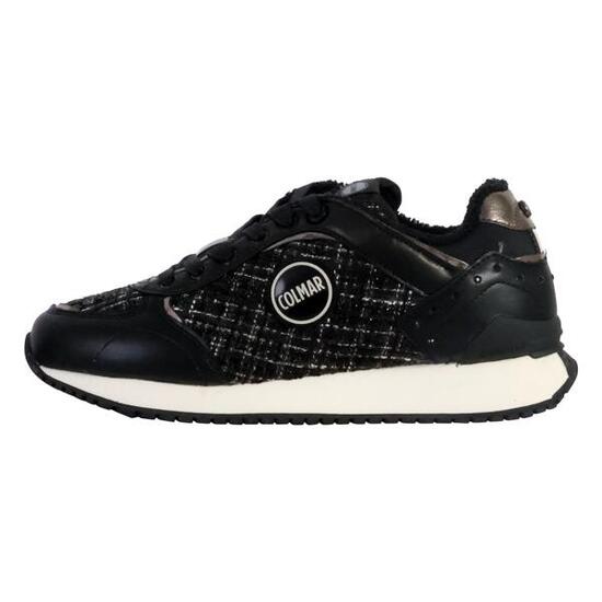 Baskets Femme Baskets Colmar TRAVIS PLUS TWEED Noir Noir COLMAR