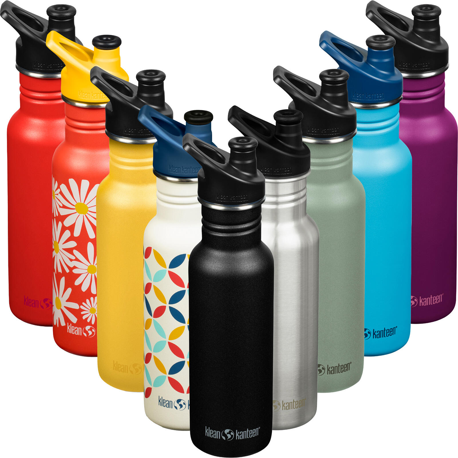 Gourde Sport Classic Cap à col large Bouteille d'eau 532ml 4/5