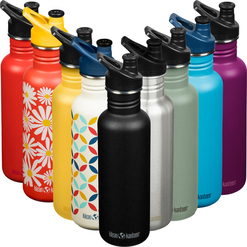 Butelka Klean Kanteen Classic mit Sport Cap Purple Potion 800 ml