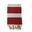 Fouta tradizionale Lettino Rosso 100x200 190g/m²