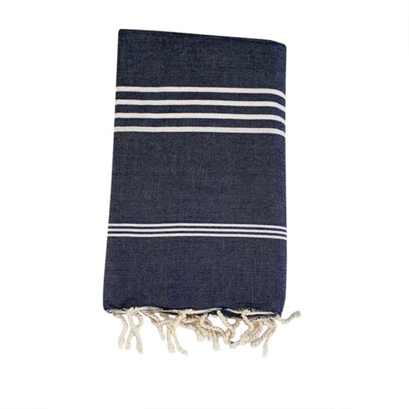 Traditionele Fouta Kolora Navy 100x200 190g/m²