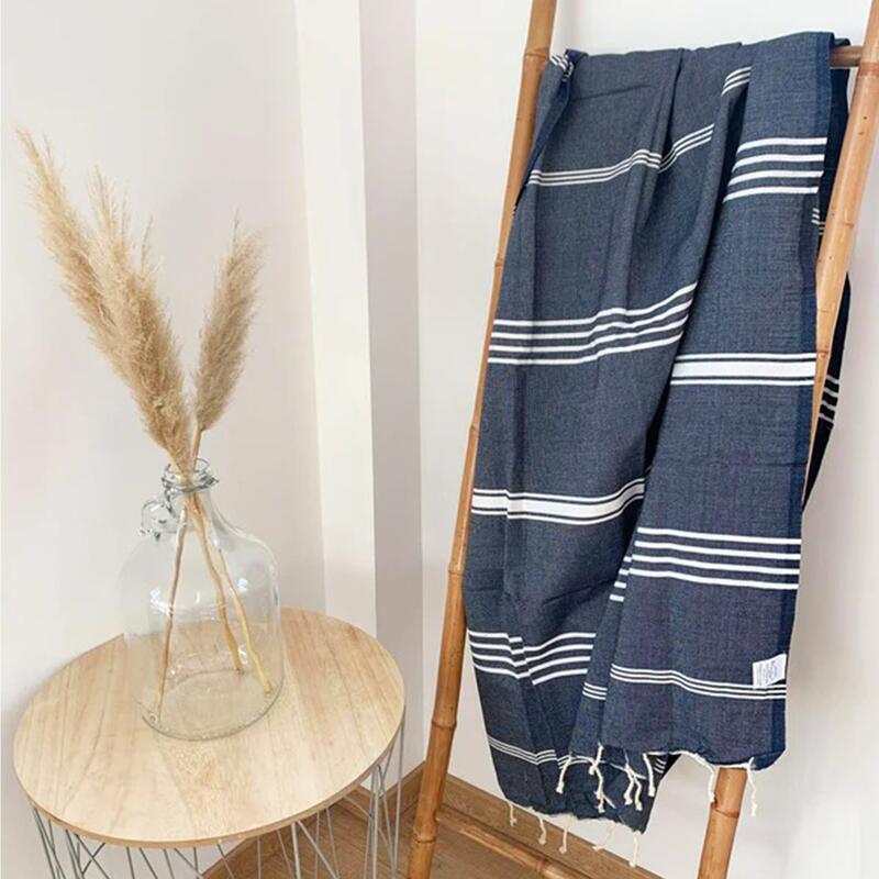 Traditionele Fouta Kolora Navy 100x200 190g/m²